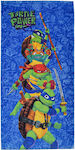 Stamion Turtles Παιδική Πετσέτα Θαλάσσης Μπλε 140x70εκ.