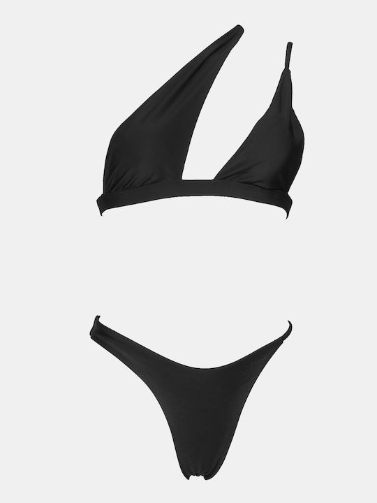 Decoro Set Bikini One Shoulder with Removable P...