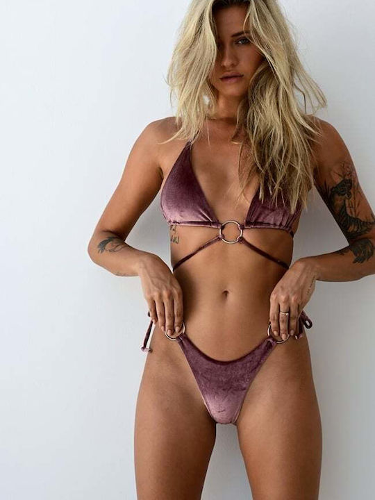 Decoro Set Bikini Dreieck mit Abnehmbarer Verst...
