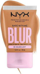 Nyx Professional Makeup Bare With Me Blur Machiaj lichid 08 Golden Light 30ml