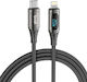Budi 229TL Braided USB-C to Lightning Cable 20W Black 1.5m