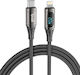 Budi 229TL Braided USB-C to Lightning Cable 20W Μαύρο 1.5m