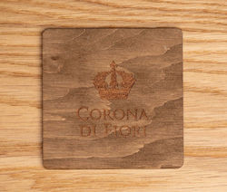 Corona Di Fiori Wooden Candle Holder
