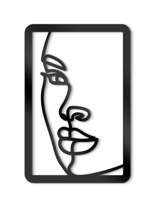 Walls 3D Wall Decor Silhouette Woman Profile Ma...