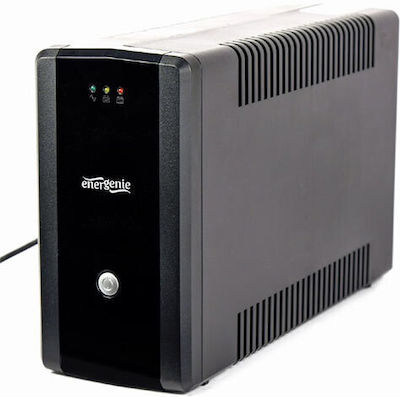 Energenie UPS Line-Interactive 1500VA 900W με 4 Schuko Πρίζες