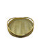 Zen Collection Metallic Rectangular Decorative Tray 32.5x32x8.5cm