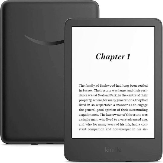 Amazon Kindle (2022) (Με Διαφημίσεις) 6" (16GB) Μαύρο