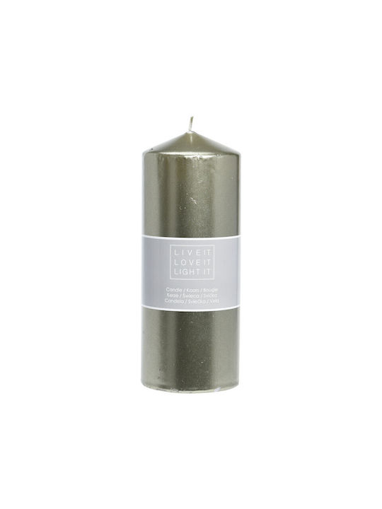 Decorative Candle Silver 1pcs