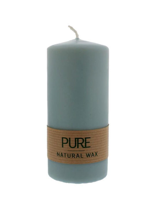 Decorative Candle Blue 1pcs