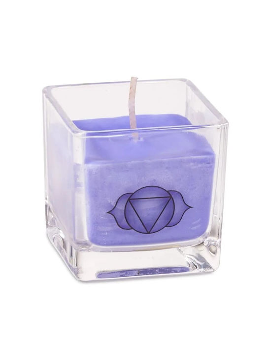 Scented Candle Jar Purple 260gr 1pcs