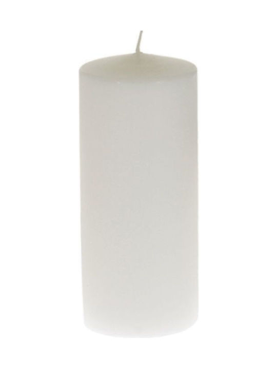 Decorative Candle White 6x14cm 1pcs