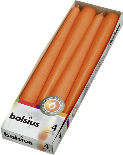 Bolsius Κηροπηγίου Πορτοκαλί Bolsius Κηροπηγίου Πορτοκαλί