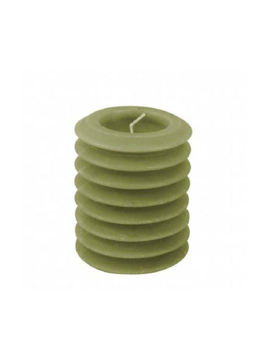 Present Time Decorative Candle Green 1pcs