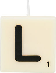 The Gift Label Ecru Pillar Candle The Gift Label Ecru Pillar Candle
