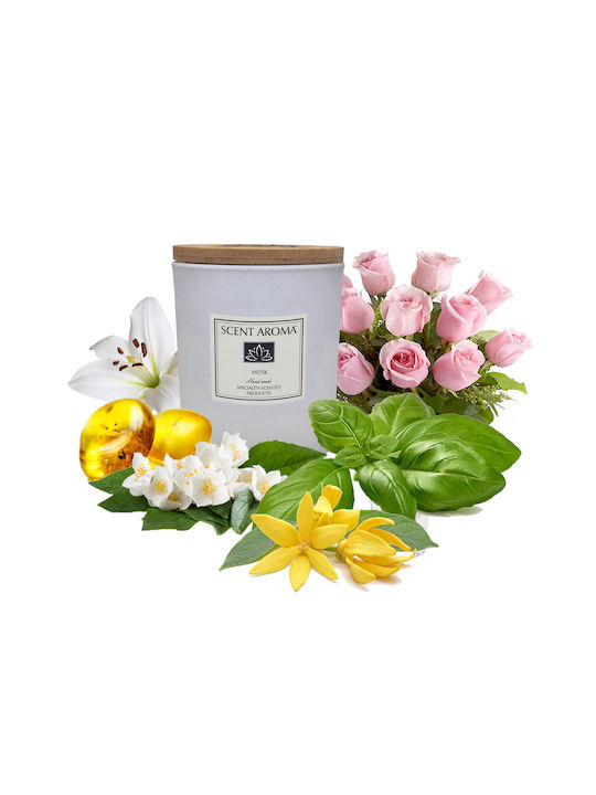 Net Professional Lumânare Aromatică Din Soia În Borcan Cu Miros Musk 175gr
