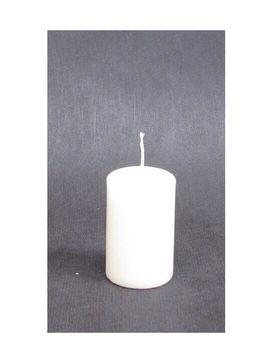 Jaspers Decorative Candle White 1pcs