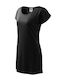 Summer Mini Athletic T-Shirt Short Sleeve Black Dress