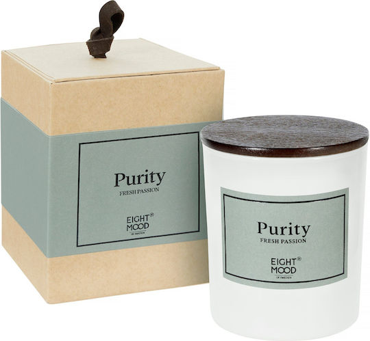 EIGHTMOOD Aromatische Kerze im Gefäß Weiß
