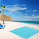 Poseidon Beach Mat Sand-Free Light Blue 200x150cm