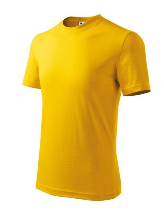 Malfini Kinder Shirt Kurzarm Gelb
