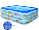 Children's Pool PVC Inflatable 150x105x55cm