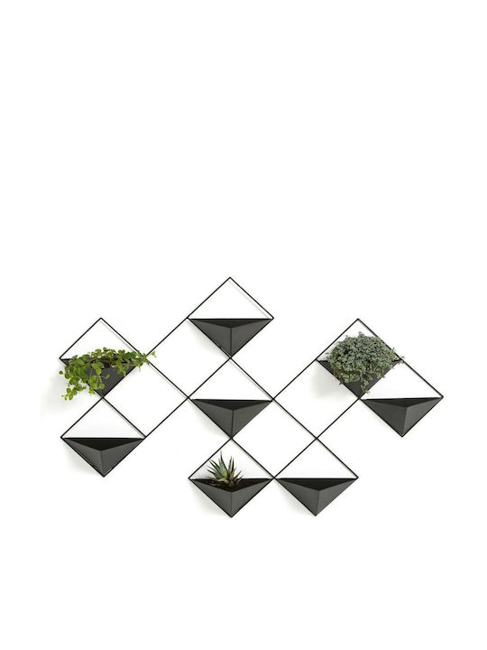 La Redoute Interieurs Planter Metal Black 105x11x65cm.