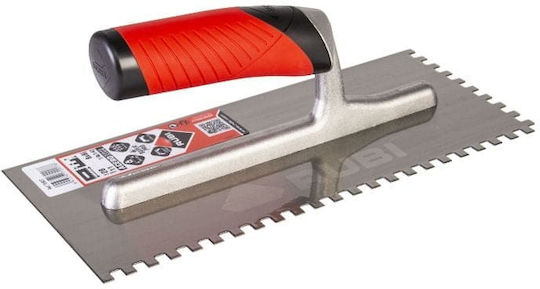Rubi Σπάτουλα Φινιρίσματος Inox Οδοντωτή 280mm με Πλαστική Λαβή 74938