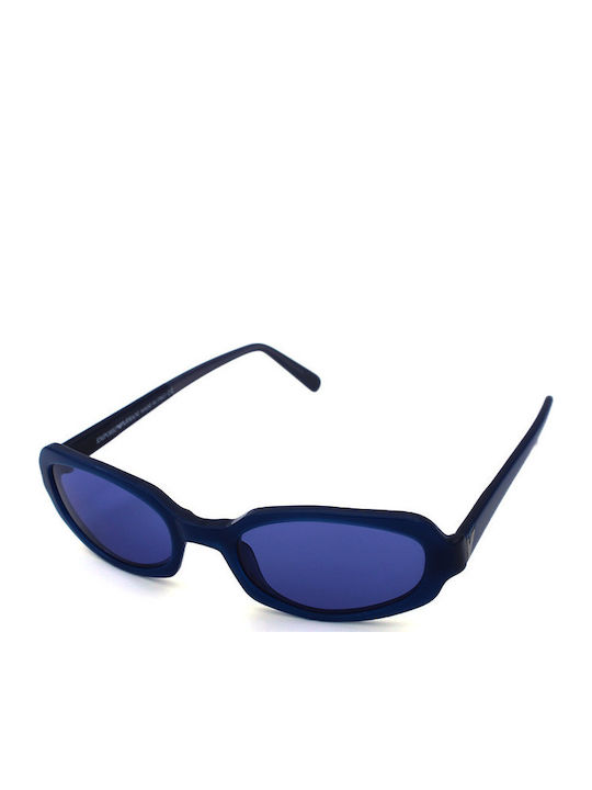 Emporio Armani Unisex Γυαλιά Ηλίου με Μπλε Κοκκάλινο Σκελετό και Μπλε Φακό EA640S 458