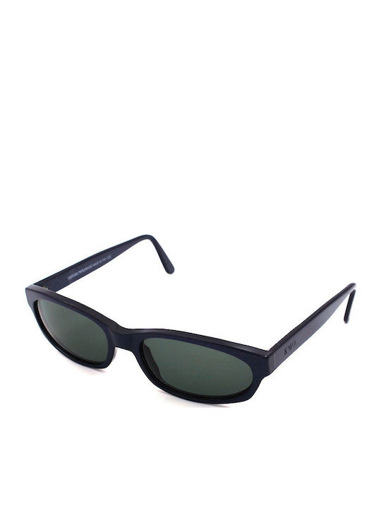 Emporio Armani Unisex Sunglasses with Blue Plastic Frame and Green Lens EA563S 246