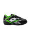 Lotto Παιδικά Ποδοσφαιρικά Παπούτσια Solista 700 VI Tf Jr με Σχάρα Μαύρα