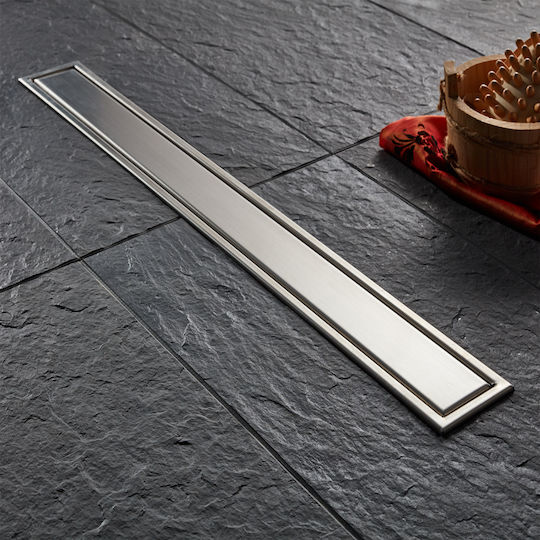 Wirquin Venisio Slim Kanal Boden mit Länge 50cm Silber