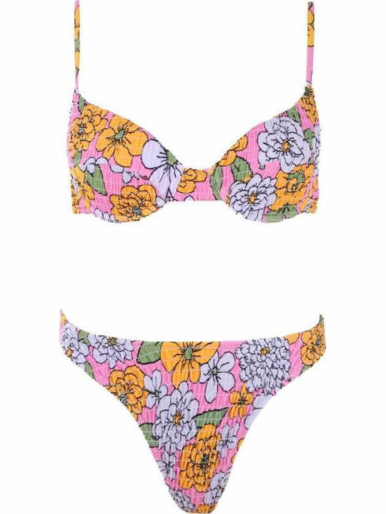 Gigi Set Bikini Brazil Ροζ