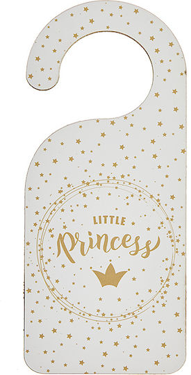 Christening Favor with Decorative Wooden Piece 15x6.5cm
