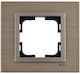 Mono Electric Switch Frame 1 Position Vertical and Horizontal Installation in Gray Color 500-005810160