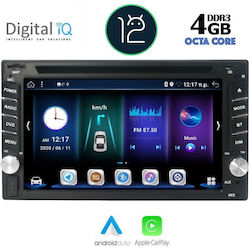 Digital IQ Car-Audiosystem für Nissan Qashqai / Juke / Micra / Navara / E-Commerce-Website-Spezifikation 2005-2014 (Bluetooth/USB/WiFi/GPS/Apple-Carplay) mit Touchscreen 6.5"