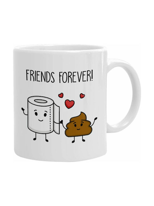Koupakoupa forever Becher Keramik Weiß 330ml