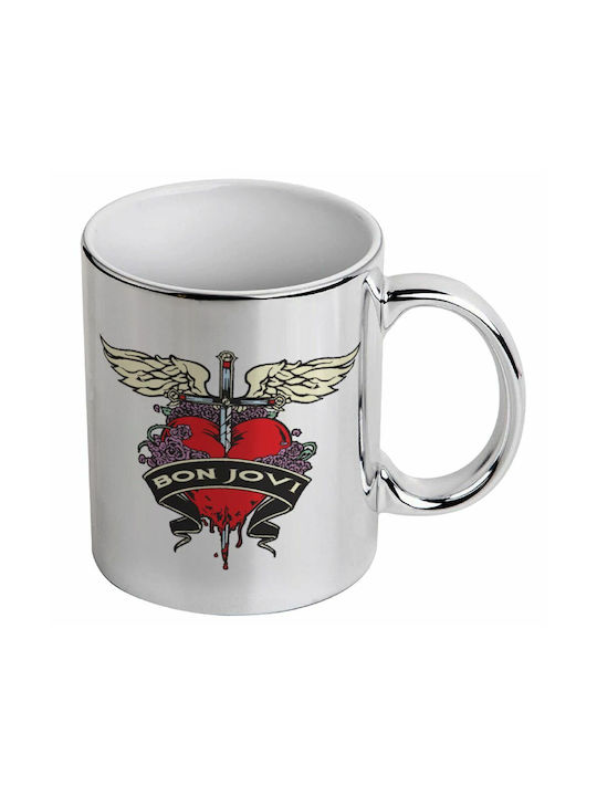Koupakoupa Mug Ceramic Silver 330ml