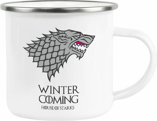 Koupakoupa Mug Enamel White 360ml