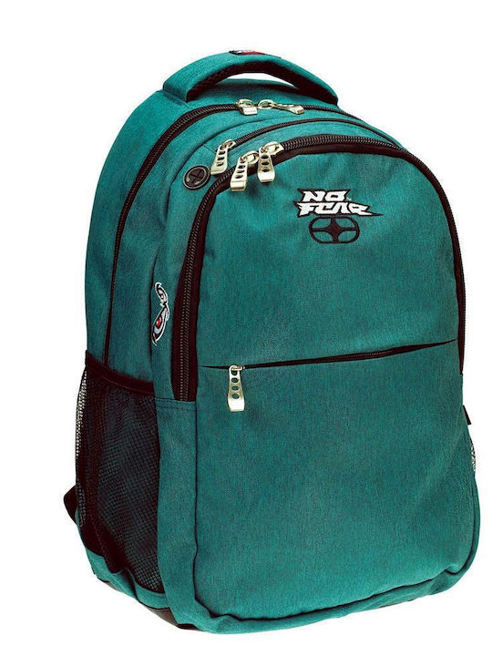 No Fear School Bag Backpack Elementary, Elementary in Green color 30lt