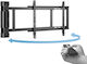 Multibrackets Motorized Swing Mount X-Large Suport TV de perete până la 75" și 50kg Negru