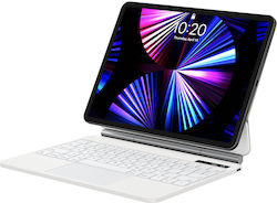 Baseus Brilliance Flip Cover with Keyboard White (iPad 2022 10.9'')