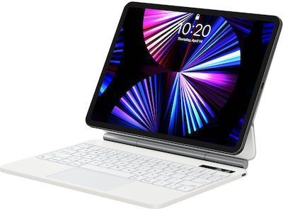 Baseus Brilliance Klappdeckel mit Tastatur Englisch US Weiß (iPad 2022 10,9 Zoll) ARJK020002