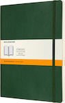 Moleskine Notebook Ruled with Elastic Green