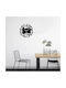 Wall Clock Metallic Black Ø48cm