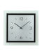 Wall Clock Metallic Black 40x24cm