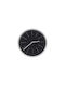 Wall Clock Metallic Black Ø25cm