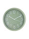 Wall Clock Plastic Khaki