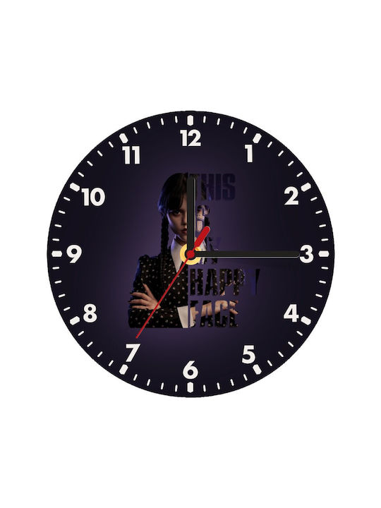 Koupakoupa Wall Clock Wooden Purple