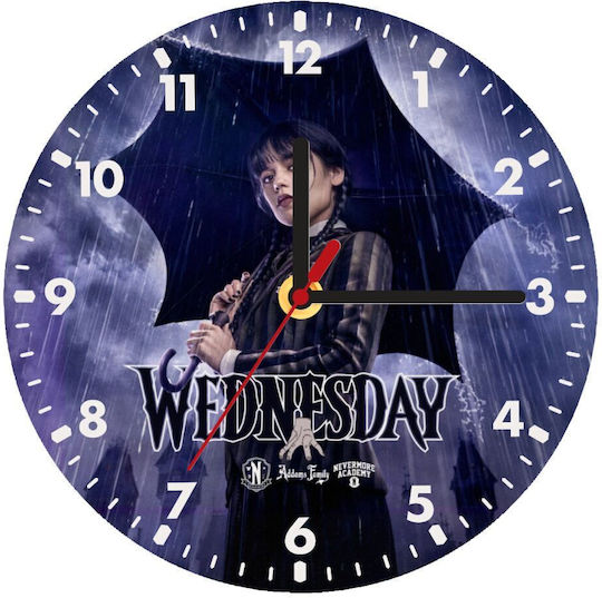 Koupakoupa Wall Clock Wooden Purple