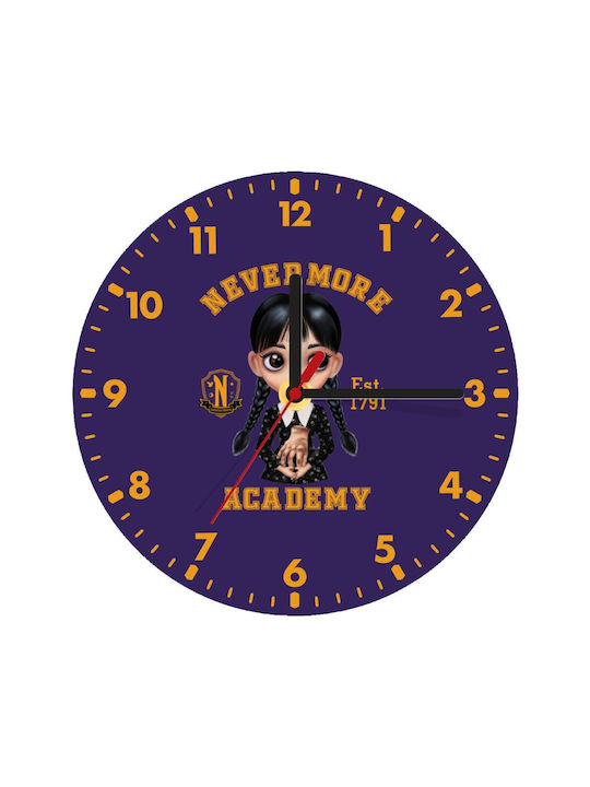 Koupakoupa Wall Clock Wooden Purple